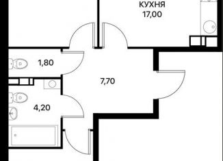 Продаю двухкомнатную квартиру, 66.4 м2, Ростовская область