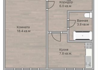 Продажа 1-ком. квартиры, 36 м2, Петрозаводск, улица Белинского, 15А, район Кукковка