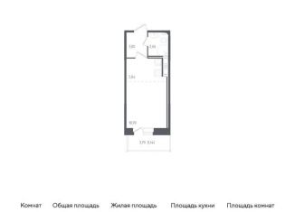 Продажа квартиры студии, 22.8 м2, Колпино, жилой комплекс Новое Колпино, к36