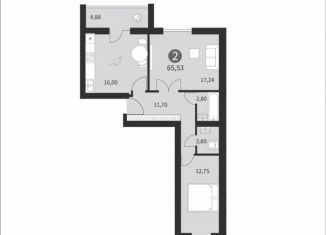 Продам 2-комнатную квартиру, 65.5 м2, Смоленская область