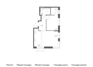 1-комнатная квартира на продажу, 50.3 м2, Москва, ЮВАО