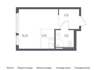 Продается квартира студия, 22.5 м2, Москва, жилой комплекс Остафьево, к22