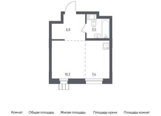 Продажа квартиры студии, 27.1 м2, Московская область, жилой комплекс Люберцы 2020, к70