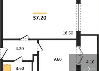 Продажа 1-комнатной квартиры, 37.2 м2, посёлок Отрадное, Весенняя улица, 2