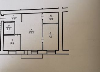 Продаю 2-ком. квартиру, 42 м2, Слюдянка, Пионерский переулок, 1