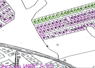 Продажа участка, 10 сот., деревня Плоское, Придорожный переулок