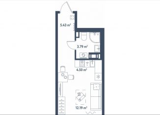 Продажа квартиры студии, 25.9 м2, Санкт-Петербург, метро Московские ворота