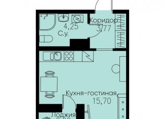 Квартира на продажу студия, 24.7 м2, Кудрово, ЖК Айди Кудрово, проспект Строителей, 3