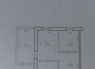 Продам трехкомнатную квартиру, 78.6 м2, село Дульдурга, Юбилейная улица, 1