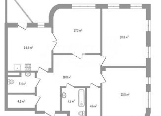 Продаю 4-ком. квартиру, 116 м2, Москва, Мосфильмовская улица, 88к6, метро Раменки