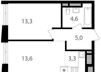 Продажа 1-комнатной квартиры, 39.8 м2, Москва, ВАО