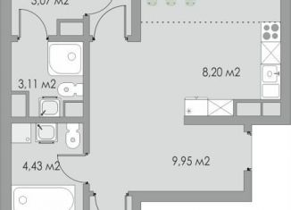 3-комнатная квартира на продажу, 77.7 м2, Оренбургская область, жилой комплекс Металлист, 7