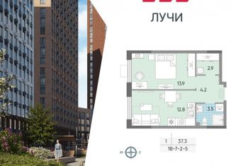 Продаю однокомнатную квартиру, 37.3 м2, Москва, ЗАО