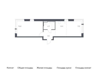 Продажа 1-комнатной квартиры, 48.4 м2, Москва, жилой комплекс Квартал Западный, к2