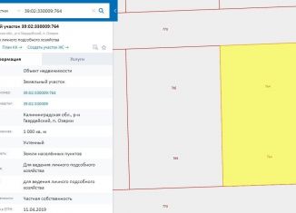 Земельный участок на продажу, 10 сот., посёлок Озерки, Заводская улица