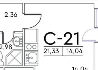 Продается квартира студия, 21.8 м2, Санкт-Петербург, Планерная улица, 95к1, ЖК Нью Тайм