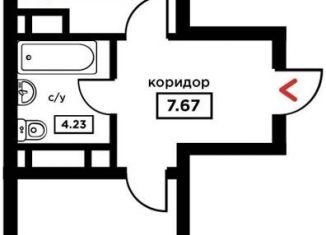 1-ком. квартира на продажу, 50.7 м2, Краснодар, Школьная улица, 1, Школьный микрорайон