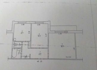 Продаю двухкомнатную квартиру, 52 м2, поселок городского типа Зеленогорский