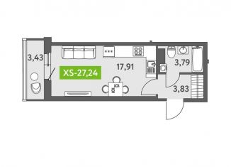 Продаю квартиру студию, 26.7 м2, Санкт-Петербург, ЖК Аквилон Залив
