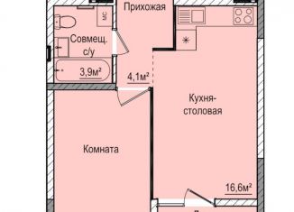 Продается 1-ком. квартира, 37.1 м2, Ижевск, ЖК Покровский