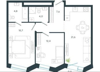 Продается трехкомнатная квартира, 66.6 м2, Москва, ЖК Левел Стрешнево, Волоколамское шоссе, 81/2с2