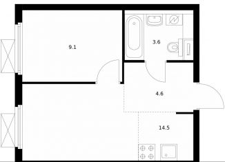 Продаю однокомнатную квартиру, 31.8 м2, Котельники, ЖК Кузьминский Лес