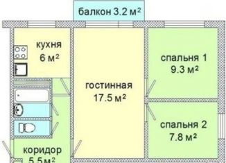 Продажа 3-комнатной квартиры, 50 м2, Фурманов, Ивановская улица, 4