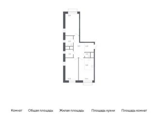 Продажа двухкомнатной квартиры, 70.1 м2, Балашиха, жилой квартал Новоград Павлино, к6