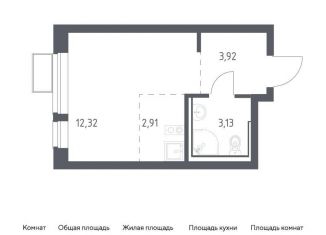 Квартира на продажу студия, 22.3 м2, посёлок Жилино-1, жилой комплекс Егорово Парк, к3.1