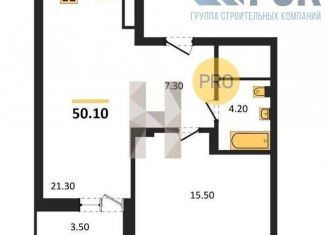 Продается 2-комнатная квартира, 50.1 м2, Воронеж, Железнодорожный район