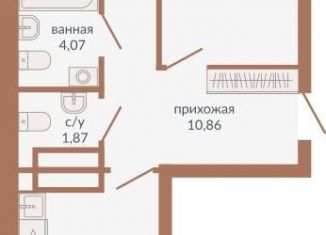 Продается двухкомнатная квартира, 62.5 м2, Екатеринбург, Верх-Исетский район