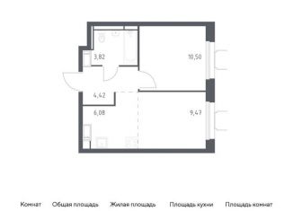 Продаю 1-комнатную квартиру, 34.3 м2, Московская область, жилой комплекс Томилино Парк, к5.4