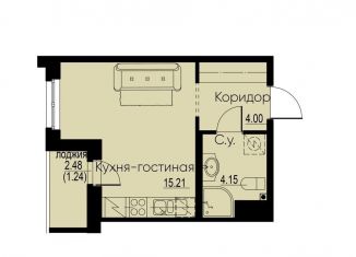 Продажа квартиры студии, 24.6 м2, Ленинградская область