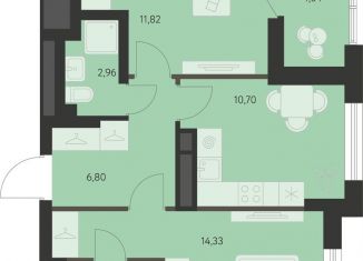 Продается 2-комнатная квартира, 52.7 м2, Свердловская область