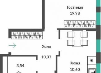 3-ком. квартира на продажу, 77 м2, Крым