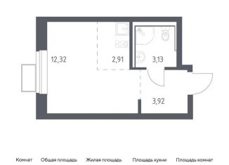 Продаю квартиру студию, 22.3 м2, посёлок Жилино-1, жилой комплекс Егорово Парк, к3.1