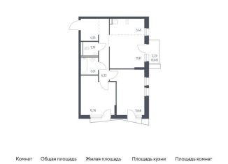 Продаю 2-комнатную квартиру, 59.9 м2, Балашиха, жилой комплекс Квартал Авиаторов, к8