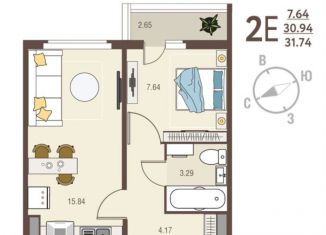 Продается 2-комнатная квартира, 32 м2, Курская область, проспект Надежды Плевицкой, 4