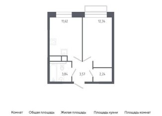 Однокомнатная квартира на продажу, 33.6 м2, Балашиха, жилой квартал Новоград Павлино, к6