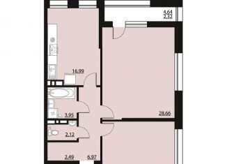 Продажа двухкомнатной квартиры, 80.1 м2, Воронеж, Центральный район, Московский проспект, 132