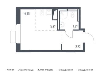 Продается квартира студия, 21.8 м2, поселение Кокошкино, жилой комплекс Новое Внуково, к17
