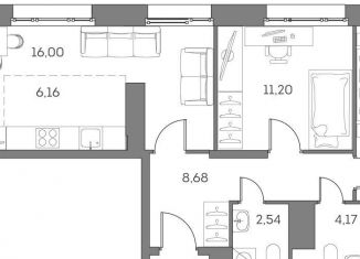 Продам двухкомнатную квартиру, 65.5 м2, Москва, Рязанский проспект, 2с27, ЮВАО
