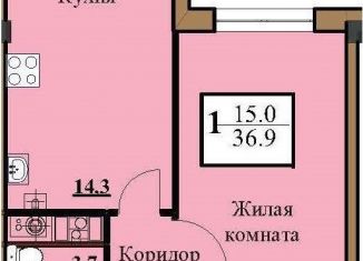 Продается 1-комнатная квартира, 36.9 м2, Ставропольский край, Звёздная улица