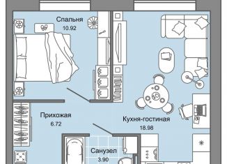Продам 2-комнатную квартиру, 41 м2, Кировская область, улица 4-й Пятилетки, 84