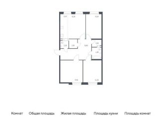 Продается трехкомнатная квартира, 94.9 м2, Москва, проспект Куприна, 30к1