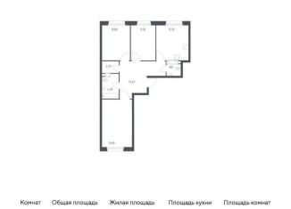 Продаю трехкомнатную квартиру, 70.3 м2, Москва, проспект Куприна, 30к1