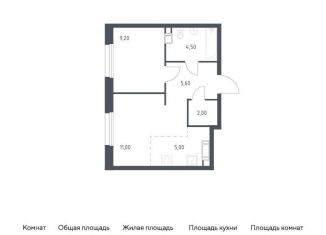Продается 1-ком. квартира, 37.3 м2, деревня Столбово, проспект Куприна, 30к1