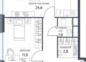 Продается трехкомнатная квартира, 65.6 м2, Москва, район Метрогородок, Тагильская улица, 4В
