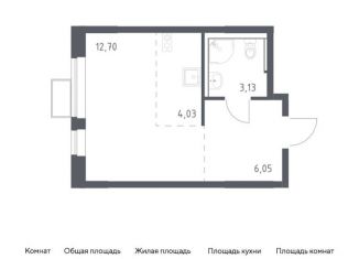 Квартира на продажу студия, 25.9 м2, Московская область, микрорайон Пригород Лесное, к14.2