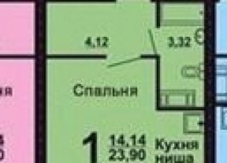 Продается квартира студия, 23.9 м2, Челябинская область, Взлётная улица, 5